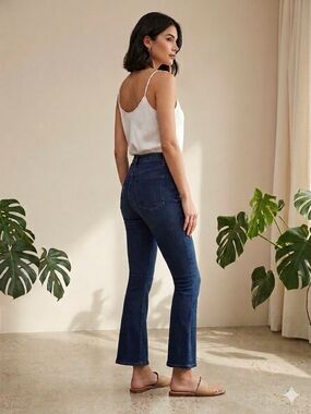 NEW 7 For All Mankind Ultra High Rise Skinny Kick No Filter Denim Jeans